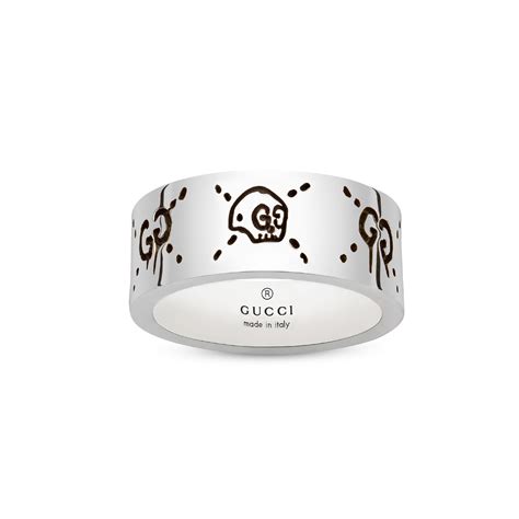 gucci ghost ring sizing|gucci ghost ring men's.